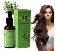 FrexNutri Rosemary Oil for Hair Growth - Concentrated, Non-Greasy, Nourishing & Strengthening Organic Essential Oil with Natural Rosemary Scent, Pure Rosemary Oil Promotes Healthier, Fuller Hair