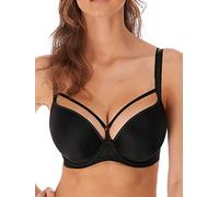 Freya Awakening Moulded Plunge Deco Underwire T-Shirt Bra Sujetador para Camiseta, Negro, 85E para Mujer