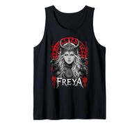 Freya Diosa Nórdica Mitología Germánica Runas Vikingas Camiseta sin Mangas