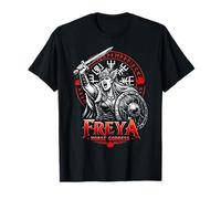 Freya Diosa Nórdica Vikinga Mitología Guerrera Camiseta