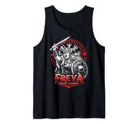 Freya Diosa Nórdica Vikinga Mitología Guerrera Camiseta sin Mangas