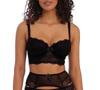 Freya - Fancies - Sujetador con Aros para Mujer, Banda Inferior más Ancha, de Estilo Sofisticado - Negro - 80G