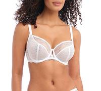 Freya Women's Fancies Underwire Plunge Bra Sujetador, Opaco, Blanco, 95F para Mujer