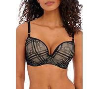 Freya Fatale - Brasier moldeado con aros para mujer, Negro, 70 E (Talla del fabricante: 32DD)