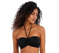 Freya Jewel Cove - Bandeau Acolchado con Aros para Mujer, Negro Liso, 80D