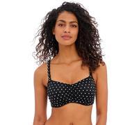 Freya Jewel Cove Convertible Bikini Top, 34DD, Black