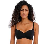 Freya Jewel Cove Sweetheart Underwire Bikini Top Parte Superior, Negro Liso, 75F para Mujer