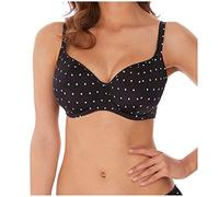 Freya Jewel Cove Underwire Sweetheart Bikini Top Parte Superior, Negro, 34G para Mujer