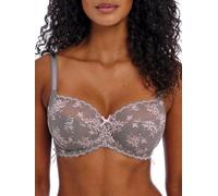 Freya Offbeat Decadence Underwire Side Support Bra Sujetador, Rosa Gris, 70 F (Talla del Fabricante: 32E) para Mujer