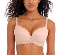 Freya Offbeat Underwire Demi - Brasier de Camiseta Moldeado para Mujer, Beige Natural, 80D (Talla del Fabricante: 36D)