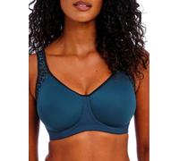 Freya Sonic Underwire Molded Spacer Sports Bra Sujetador Deportivo, Leopardo Medianoche, 32GG para Mujer