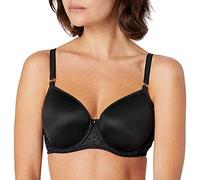 Freya Starlight - Brasier Moldeado con Aros para Mujer, Opaco, Negro, 70F