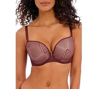 Freya Sujetador de Camiseta Moldeado con Aros a Medida para Mujer, Cereza Oscura, 90G
