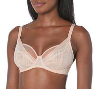 Freya Women's Tailored Underwire High Apex Bra Sujetador Plunge, Opaco, Beige Natural, 90H para Mujer