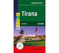 freytag & berndt Innenstadtplan Tirana 1:10.000: City Pocket, wasserfest und reißfest: PL 144 CP-25