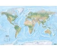 freytag & berndt Poster Weltkarte XXL, physisch 1:15 Mio.: 184 x 127,3 cm, Wandkarte: WELT PYD XL