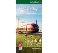 freytag & berndt Rail Travel Map Deutschland 1:500.000: Eisenbahnkarte: BADE