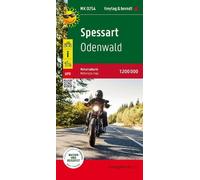 Freytag-Berndt Spessart, motorcycle map 1:200,000, freyt (Map) (Importación USA)