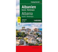 freytag & berndt Straßenkarte Albanien, Kosovo - Montenegro 1:400.000: Kosovo - Montenegro: AK 9501