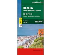 freytag & berndt Straßenkarte Benelux, Belgien - Niederlande - Luxemburg 1:500.000: AK 80