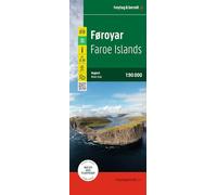 freytag & berndt Straßenkarte Färöer / Føroyar 1:90.000: Straßen- und Freizeitkarte, mit Infos, Top Tips, wasserfest und reißfest: AK 6302