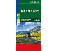 freytag & berndt Straßenkarte Montenegro 1:150.000: Straßen- und Freizeitkarte, mit Infoguide, Top Tips: AK 0713