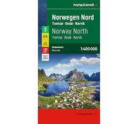 freytag & berndt Straßenkarte Norwegen Nord, Tromsø - Bodø - Narvik 1:400.000: mit Autofähren: AK 0657