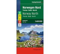 freytag & berndt Straßenkarte Norwegen Nord, Tromsø - Bodø - Narvik 1:400.000: mit Autofähren: AK 0657 (freytag & berndt Straßenkarte, AK 0657)