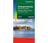 freytag & berndt Straßenkarte Norwegen Nordkap, Hammerfest - Alta - Kirkenes 1:400.000: mit Autofähren: AK 0658