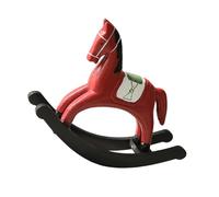 Frfik - Caballo mecedor vintage | Estatuilla realista tallada a mano, decoración del hogar de caballos mecedores,regalo para adultos oficina en casa estudiantes