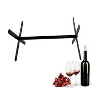 Frfik Estante de vino de mesa, soporte individual para botellas de vino