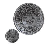 Frfik Halloween Chance Collector Moneda | Souvenir De 1.57 Pulgadas para Recolectar | Medalla De Comedo Aterradora | Fantástico Regalo para Rick O Treat Collection Rare Metal Part