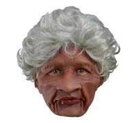 Frfik Halloween masks Old Man | Disfraz De Látex Realista | Accesorio De Cosplay De Terror Inquietante | Máscara De Miedo Para Fiestas De Vestuario Para Adultos Carnival House Child Show Teatro