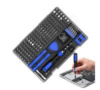 Frfik Juego de destornilladores de precisión,Estuche Ergonómico de 160 Piezas | Set de Herramientas para Reparación de Electrodomésticos | para Taller Industrial Ordenador Portátil Dispositivos
