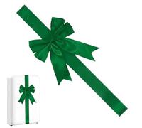 Frfik Nœud de Noël - 79 Pouces Holiday Bow | Satiné Christmas Ribbon - Décoration Réutilisable Élégante pour Couronnes, Portes, Arbres et Tables, Idéale pour Fêtes, Mariages et Projets Artisanaux