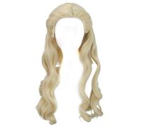 Frfik Peluca Dorada - Transpirable Realista Accesorio Falso | Pelucas Para Fiestas De Halloween Y Juegos De Rol - Para Fiesta De Disfraces Sesion De Fotos Actuacion Escenica Comic Juego De Roles