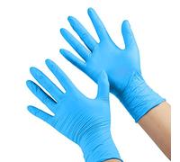FRFJY 100 Piezas Guantes Desechables para niños, Guantes de nitrilo para 4-12 años - Sin látex, Grado alimenticio, sin Polvo - para Manualidades, Pintura, jardinería, Cocina, Limpieza