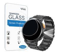 Frgnie - Juego de 3 protectores de pantalla de cristal compatibles con el reloj inteligente DREMAC FV6 de 1,85" compatible con relojes inteligentes LIGE, HIRREO FV15, FV13, EF10, EF15 Smartwatch 1,85