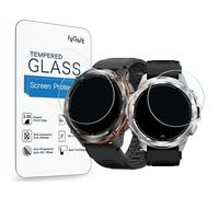 Frgnie Protector de pantalla compatible con KOSPET T3 Ultra Smartwatch 1,43", cristal templado, protector de pantalla para Tank T3 Ultra Protector de pantalla blindado