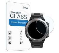 Frgnie Protector de pantalla compatible con reloj inteligente Qecnato de 1,39 pulgadas (3 unidades) Protector de pantalla de cristal compatible con Atheewon S10 Smartwatch de 1,39 pulgadas