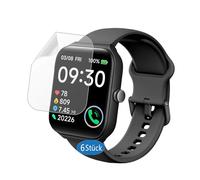 Frgnie Protector de pantalla compatible con TOOBUR Smartwatch de 1,95 pulgadas (6 unidades) HD Flexible TPU IDW16 Protector de pantalla