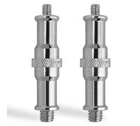 Frgyee 2 Adaptadores para Portalámparas de 3/8 Pulgadas a 1/4 Pulgadas Adaptador Roscado para Soporte de Micrófono en Cámara Trípode