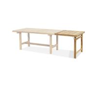 Fri Form Extensión de mesa con patas 64 Teca. H: 68 cm