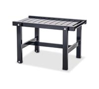 Fri Form Mesa auxiliar con ruedas 49 Negro. 50×46 cm