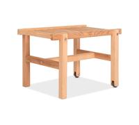 Fri Form Mesa auxiliar con ruedas 49 Redwood. 48×45 cm