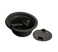 fría compacta con plegable y parte, Black | Recipiente flexible de silicona para compresas frías con parte segura y soporte para la nariz para mayor