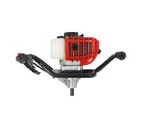 Fricienc Motor de gas de 2 tiempos para taladro de tierra, motor de 52 CC, motor de perforación de tierra, taladro de gasolina, poste de valla, taladro de agujero de tierra, excavadora, equipo de