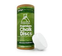 Friction Labs Discos de Magnesio - Magnesio Escalada y Gym Tiza en Bloques Redondos - Magnesera Escalada Ideal - 5 Bloques de 24g para Crossfit, Gimnasia, Bolos y Más