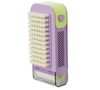 Friction Soap Dispenser - 5 Inch Manual Roller Case for Deep Stain Removal, Spring-Loaded Suction Base for Dormitory Bathroom, Portable Scrubber Organizer for Outdoor Hiking Vacation