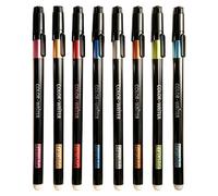 Friction Style Pens Stationery Accessories for Notes Drawing and Study Tasks | Gel Ink Technology with Precision Nib Feature, Classroom Home Office Writing Collection for Daily Use, 15 x 1 x 1 cm